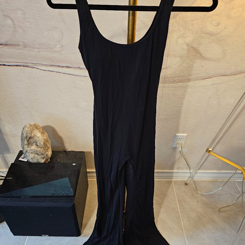 Black Yoga Romper